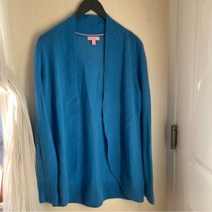 Lilly Pulitzer Blue Cashmere Cardigan
